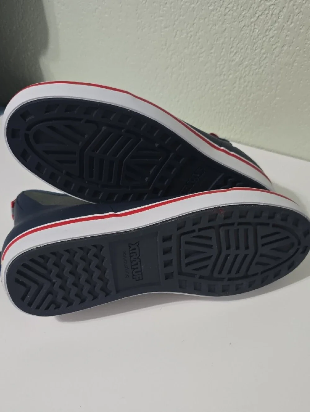 XTRATUF Men's Navy Red-Trim Rain & Snow Slip-On Boots